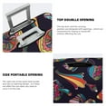 thumbnail image 5 of Easygdp Mushroom Doodle Print Elastic and Washable Suitcase Protective Cover with Hidden Zipper Fits 18-32 inch Luggage -Large, 5 of 9