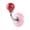 Pink, variant on Magnetic Hooks for Hanging, Strong Magnetic Hanger for Cruise Cabins, Locker, Toolbox, Home, Kitchen