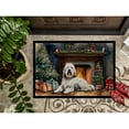 thumbnail image 5 of Carolines Treasures DAC2716JMAT 0.15 x 24 x 36 in. Old English Sheepdog Cozy Christmas Doormat, 5 of 6