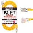 thumbnail image 1 of Cable de extensión Iron Forge, 10 pies, 12/3, SJTW, 15 A, 125 V, 1 of 8