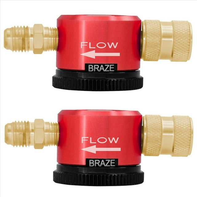 2X Herramienta de Purga de Nitrógeno Válvula de Control de Soldadura TIG para Herramientas HVAC Purga de Nitrógeno