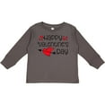thumbnail image 3 of Inktastic Happy Valentines Day red hearts and arrow Boys or Girls Long Sleeve Toddler T-Shirt, 3 of 5