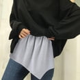 thumbnail image 4 of Viikei Plus Size Skirts for Women Layered Tiered Sheer Irregular Hem Extender Half Slip Plus Size, 4 of 7