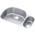 thumbnail image 2 of Elkay Lustertone Classic Stainless Steel, 31-1/2" x 21-1/8" x 7-1/2", 30/70 Offset Double Bowl Undermount Sink Kit, 2 of 2