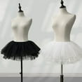 thumbnail image 5 of Yokua Women 6 Layer 28cm Ruffled Tulle Short Tutus Skirt Petticoat for Party Costume, 5 of 9