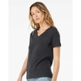 thumbnail image 3 of BELLA + CANVAS Women’s Relaxed Jersey V-Neck Tee, 3 of 5