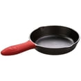 thumbnail image 2 of Mini Silicone Hot Handle Holder for Carbon Steel Pans Cast Iron Skillets, Red, 2 of 4