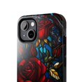 thumbnail image 3 of iPhone Tough Case - Rose Stained Glass Flower Beauty Beast Lovely Romance, 3 of 6