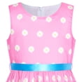 thumbnail image 4 of Girls Dress Easter Bunny Egg Hunt Pink Casual Party 7-8 Years, 4 of 6