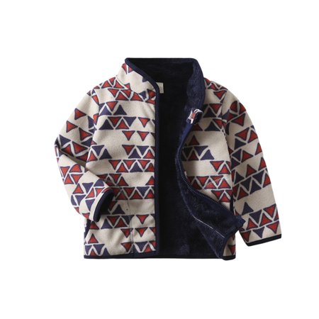Vividxx Boys Jacket Kids Warm Zip Up Outerwear Soft Coats For Toddlers And Children Lightweight Comfortable Pullover For Fall And Winter 3-4 Years
