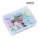 thumbnail image 3 of Pins de vestimenta Posicionamiento de bordado Craft de bricolaje Arreglo Tasilaje Aguas de costura Herramientas Accesorios Color Aleatorio 4 Ajustas 50 PCS Inevent HA012259-02, 3 of 6