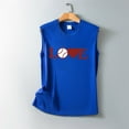 thumbnail image 2 of Birdeem Mode Femme Débardeur Imprimé Col Rond Ample Sans Manches T-Shirt Chandail Tops, 2 of 5
