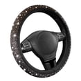 thumbnail image 7 of Skechers Gradient Crystal Steering Wheel Cover, Sparkling Rhinestone Design, Comfortable Non-Slip Grip, Easy Install, Stylish Fit for Cars and SUVs Gold, 7 of 7
