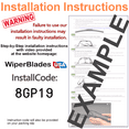 thumbnail image 3 of 2005 Mercedes-Benz E320 Beam Blade Wipers (Set of 3) w/Rear Wiper, 3 of 3