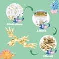 thumbnail image 4 of Building Blocks WODMAZ Dinosaur, 24 paquetes para niños y niñas, 4 of 7