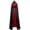 Red, variant on Fewfanhot Reversible Satin Hooded Cape Cloak, Long Halloween Themed Parties Wrap for Age under 18 Gifts