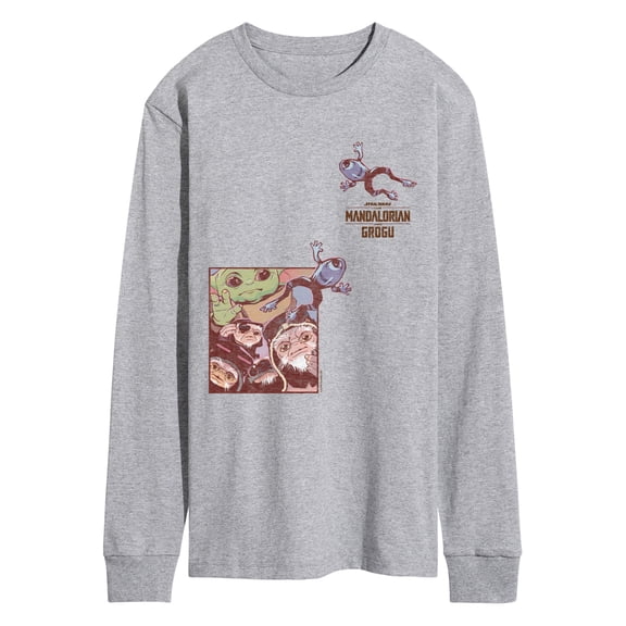 The Mandalorian And Grogu - Frogs - Men's Long Sleeve Graphic T-Shirt