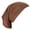 Coffee, variant on Turban Hat For Women Cotton Headwrap Bonnet Muslim Headband African Women Stretchy Headscarf Islamic Turbante Bandana Hat Chemo Beanie Cap Head Covering Beige