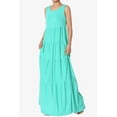 thumbnail image 3 of TheMogan Women's PLUS Sleeveless Scoop Neck Tiered Jersey Relaxed Fit Long Maxi Dress, 3 of 6