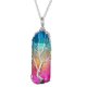 thumbnail image 1 of Rose Gold Wire Wrapped Tree Of Life Rainbow Quartz Crystal Pendant Necklace Reiki Healing Crystals Stone Necklace For Women, 1 of 1