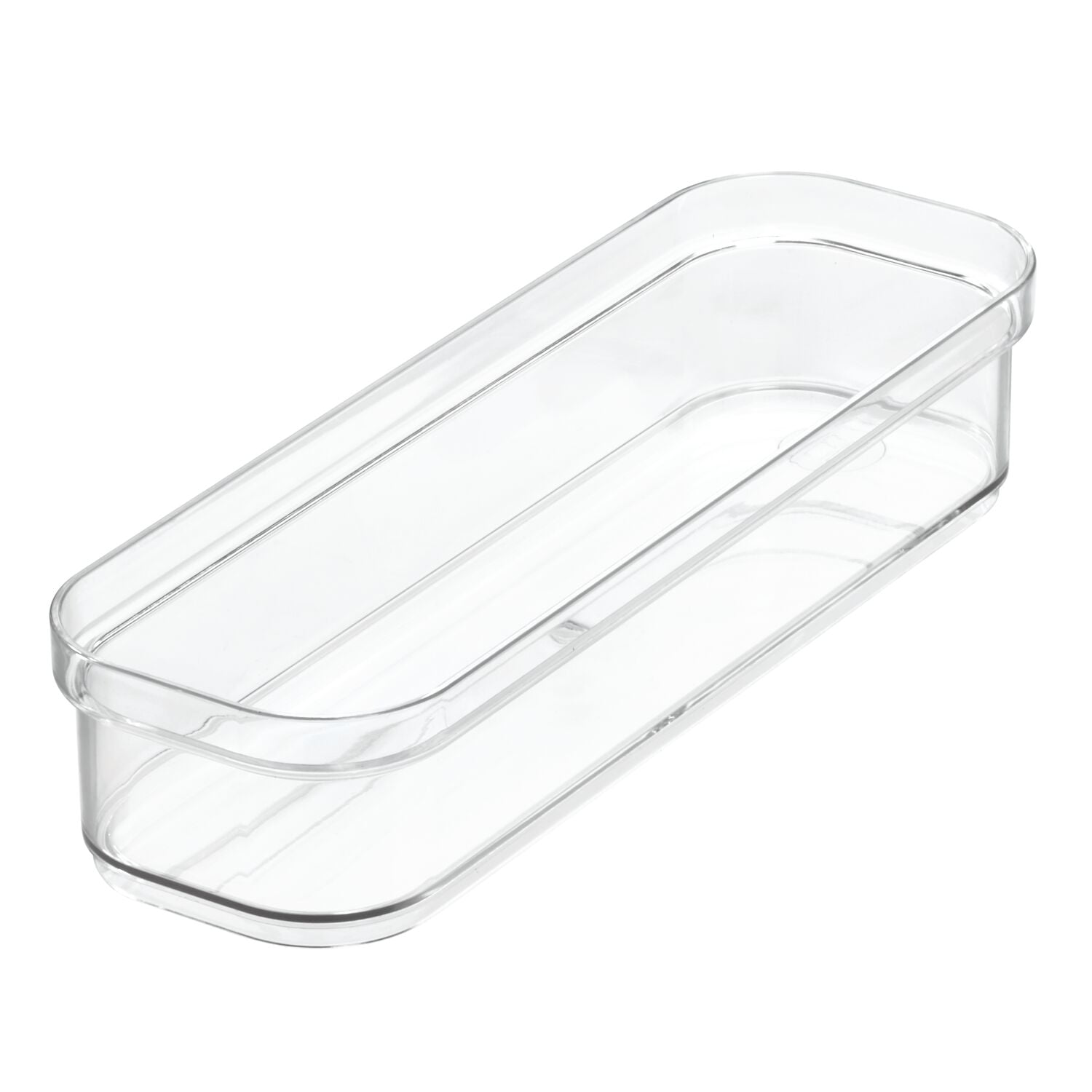 iDesign Crisp Drawer Organizer 3.25" x 10" x 2", Clear