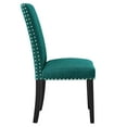 thumbnail image 4 of Modway Parcel Dining Upholstered Fabric Side Chair in Teal, 4 of 8