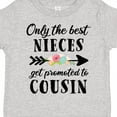 thumbnail image 4 of Inktastic Only the Best Nieces Get Promoted to Cousin Boys or Girls Toddler T-Shirt, 4 of 5