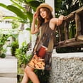 thumbnail image 2 of Fotbe Cartoon Cooking Cat Vestido de Verano sin Mangas para Mujer – Vestido Midi Línea A, Estilo Camiseta Floral, Vestido Playero Casual y Fluido, 2 of 7