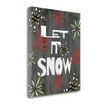 thumbnail image 2 of Tangletown Fine Art 'Chalkboard Let it Snow' Textual Art on Wrapped Canvas, 2 of 2