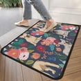 thumbnail image 4 of French Bulldog Dog and Pioneer Flower Door Rugs,Washable Non Slip Door Mats Indoor,Decorative Door Mats,Entry Mat Indoor for Entrance,Bedroom,Kitchen,Bathroom,30"x17", 4 of 6