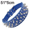 thumbnail image 2 of Collar para perro de cuero con remaches de 2 "de ancho Apuakthei,, 2 of 5