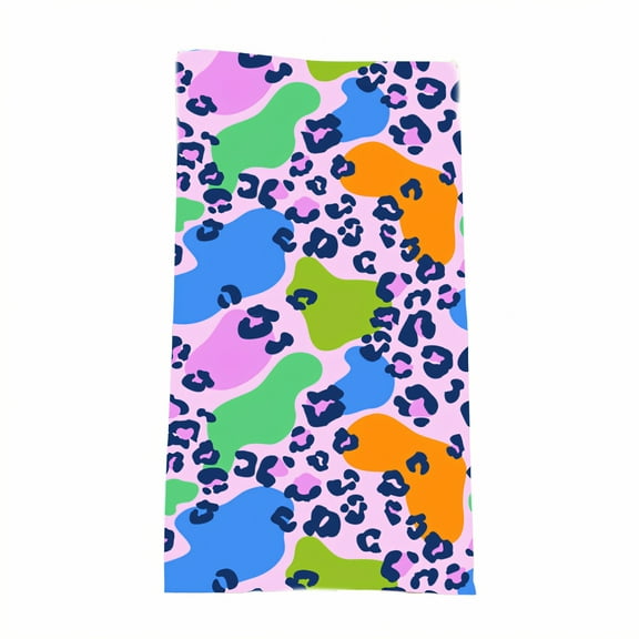 AUQ Beach Towels,Sweat-Resistant Touch Personalized Beach Towels for Kids,150D Staple Fiber Quick Dry Beach Towel,Style1,16"x35"