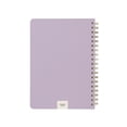 thumbnail image 2 of Papier To Go, Undated Daily Productivity Planner, Spiral, Hardcover, B5 Size - 7.1"" x 10"" inches, Typography Print - Focus Plan Reflect, Purple, 2 of 4