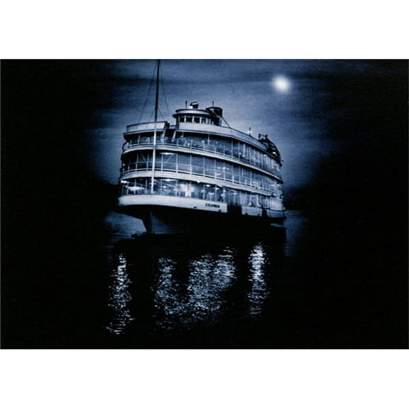 Avanti Press Bob-Lo Boat In The Moonlight America Collection Anniversary Card for Spouse