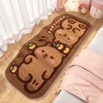 thumbnail image 4 of Lovely Faux Cashmere Rug Soft Plushie Comfortable Floor Mat 40x120cm For Home Or Office Use With Slip Resistant Base, 4 of 5