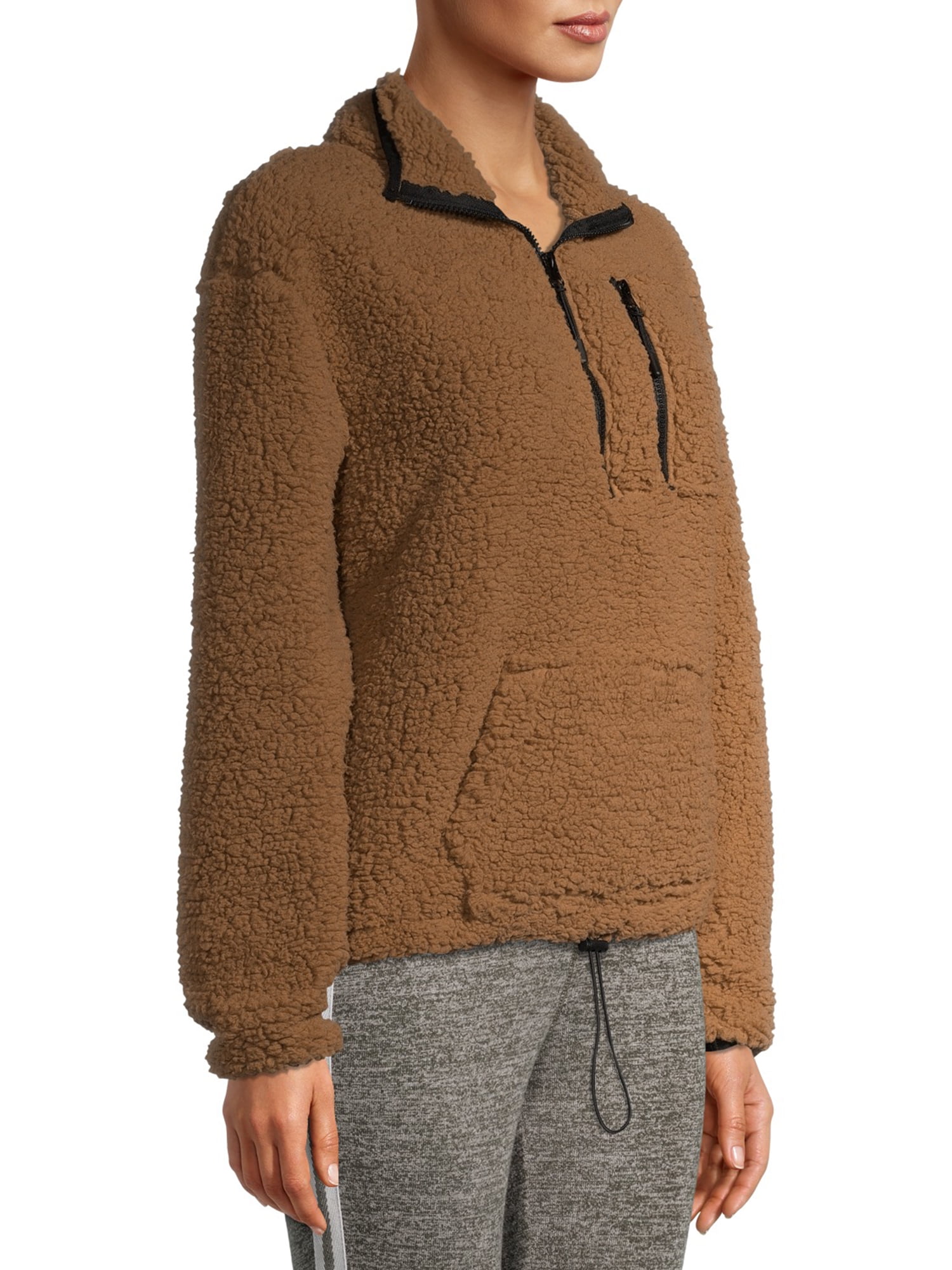 walmart quarter zip sherpa