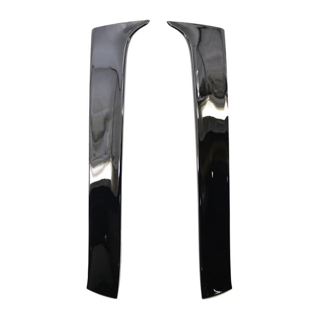 tredstone Spoiler de Fenêtre de Toit Arrière 2Pcs pour le Golf 7 R Variante Waarn Brillant Style Noir A 1Set