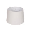 thumbnail image 1 of MS, Modern Design, Tapered Drum, White Fabric, Spider Fitter, Lamp Shade, 1 of 4