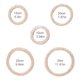 thumbnail image 3 of Artificial Wreath Rattan Ring 10/15/20/25/30cm DIY Easter Wreath Wicker Vine Halloween Christmas Garland Ring Xmas Party Decor, 3 of 5