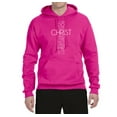 thumbnail image 2 of Wild Bobby, I Can Do All Things Through Christ Phillipians 4:13 Jesus Strong, Inspirational/Christian, Unisex Graphic Hoodie Sweatshirt, Fuschia, Large, 2 of 3