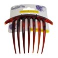 thumbnail image 1 of Good Hair Days Peine de giro francés – Peine curvado de 7 dientes para elegantes peinados de novia y accesorios de horquilla para el día y la boda – Concha de tortuga, 1 of 1