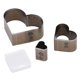 thumbnail image 1 of 3Pcs Heart Shape Leather Cutting Dies Hollow Punching Tool with Storage Box for DIY Leather Craft, 1 of 2