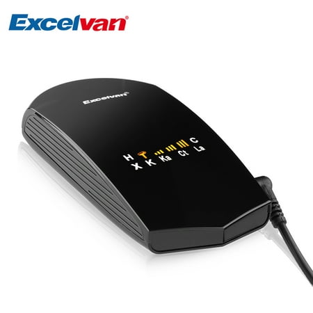 Excelvan V3 Anti-Police Radar Detector 360 Degrees LED Display Anti Radar Detectors Voice Car Fully 16 bands receiver vehicle speed