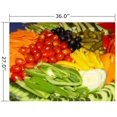 thumbnail image 2 of Wallmonkeys Veggie Platter Peel and Stick Wall Decals Mural WM306428 (36 in W x 27 in H), 2 of 4