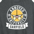 thumbnail image 3 of Garfield - Annoyed University - Women's Racerback Tank Top, 3 of 5
