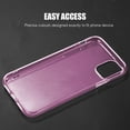 thumbnail image 4 of Kaleidio Case For iPhone 12 Pro Max (6.7") [Wrap] Flexible See-Thru TPU Gel Slim Fit Transparent Skin Cover [See-Thru Pink], 4 of 5