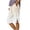 Beige, variant on Ruimatai Women's Summer Loose Straight Leg Pants with Pockets Side Slit Buttons Five Quarter Casual Floral Print Comfy Beach Trousers
