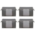 thumbnail image 2 of VALSEEL Organization and Storage Large Storage Bags, Clothes Storage Bins Foldable Closet Organizer Storage Containers With Durable Handles Thick Fabric For Clothing, Blanket, Comforters, Bed, 2 of 4