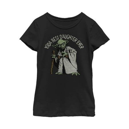 Star Wars Girls' Yoda Best Daughter Ever T-Shirt