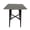 Grey + Black + MDF, variant on Modern Bar Height 42 Dining Table with Rubberwood Legs and Laminate Table Top, Paladina Marble Finish, Black, Grey+Black, Small Space Bar Table for Kitchen and Dining Room